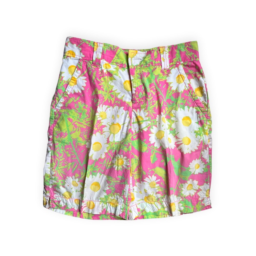 Lilly Pulitzer Daisy Print “Resort Fit” Shorts, sz 4